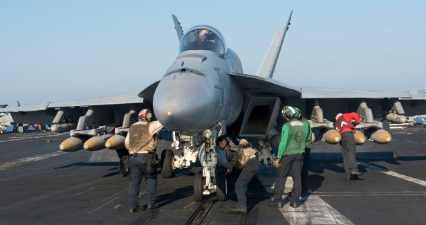 GHWB is the flagship of Carrier Strike Group (CSG) 2, which is comprised of the staff of CSG-2, GHWB, the nine squadrons and staff of Carrier Air Wing (CVW) 8, Destroyer Squadron (DESRON) 22 staff and guided-missile destroyers USS Laboon (DDG 58) and USS Truxton (DDG 103), and Mayport-based guided-missile cruisers USS Philippine Sea (CG 58) and USS Hue City (CG 66).